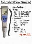 Conductivity and TDS Meter : Contact : HP 08211 2015 928,  e-mail : k111222555@ yahoo.com