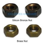 Brass and Silicon bronze nuts fasteners