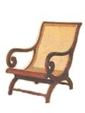 LG 224. Rattan or Teak Lazy Chair â Kursi Malas Jok Rotan atau Jati