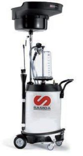 372 000 Combined waste oil suction and gravity unit with transparent chamber,  100 litres