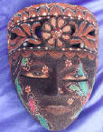 wooden mask batik