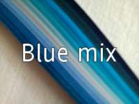 Quilling paper blue mix