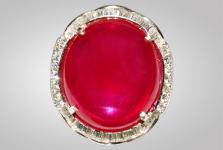 Natural Super Big Size Ruby Strong Red ( Code : RbB 012)