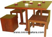 Rectangular Garden Furniture Set/ Mebel Taman Kotak-kotak