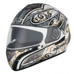 826-2 white grey ECE motorcycle helmet