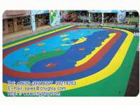 outdoor kids playground mat