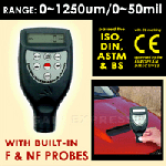 Digital Coating Thickness Gauge Meter F/ NF Paint Iron