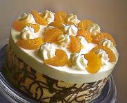 Mandarin Mousse Cake