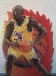 NBA Card 1996 FLAIR SHOWCASE HOT SHOT SHAQUILLE O' NEAL