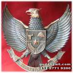 Lambang Burung Garuda Tembaga dan Kuningan - State emblem Copper And Brass Craft