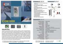 ICON 1800 ; Card Access & Fingerprint