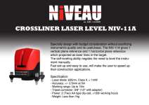 Crossliner Laser Level Niveau NiV-11A ( 1V1H )