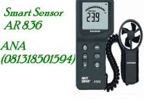Anemometer Digital Smart Sensor AR 836/ anemometer/ ANEMOMETER AR 836.ANA: 021-96835260 HP: 081318501594 email suksesmakmur65@ yahoo.com