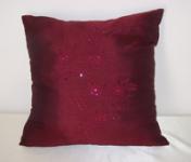 Cushion Cover Offtone Beads Flower