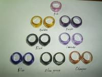 20mm cubic zirconia(CZ) ring ( beads, drop, teardrop, briolette, pendant, ring, bracelet, rondelle, bicone, crystal,  spinel, corundum, ruby, sapphire, jewelry, gemstones)
