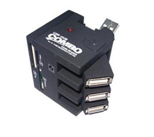 USB HUB+Card Reader-EHC-0013