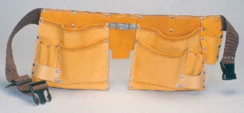 Double Tool Pouch Grain Leather Fix Pocket