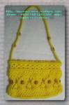 Yellow Macrame Handbag ( Tas Macrame) for Women ( MT15)
