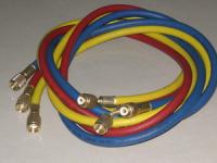 Three-coloured charging hose