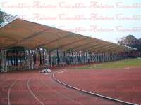 Tension Membrane Structure Awning of Stadium