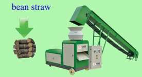 Rice husk sawdust press machine