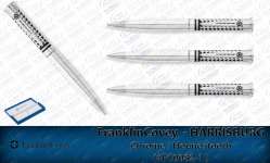 ( FranklinCovey )  Authorised Distributor for Indonesia  FranklinCovey- HARRISBURG CHROME FC0082-1BP Metal Pen Souvenir Perusahaan / Hadiah Promosi / Merchandise Perusahaan