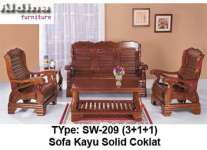 Sofa Kayu 3+ 1+ 1 SW-209