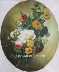Classical Fine Art Flower Oil Painting