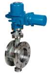 Flange type soft-sealing eccentric butterfly valve
