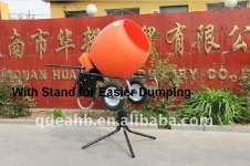 portable concrete mixer with 6cuft poly drum