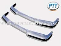 Volvo P1800 s/ se Stainless Steel Bumpers