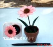 Bunga Kering Pot Mini