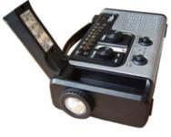 Solar/Crank Hand Radio with LED flashlight , mobile phone charger (LR012A )