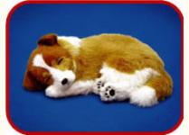 breathing pets,  simulation animal toy,  fur toy,  animal toys,  Sleeping dog plush dolls,  Perfect Petzzz Breathing Cat