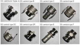 Camlock and groove quick couplings