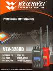 HANDY TALKY WEIERWEI VEV-3288 VHF/ UHF