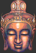 Lukisan Budha mahkota