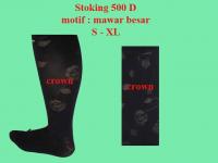 Stocking 500 D Motif Mawar Besar