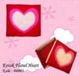 Kotak Flanel Heart