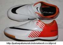Sepatu Futsal Nike Mercurial Elite Putih-Orange ( UK 39-43)
