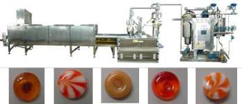 Candy processing machines