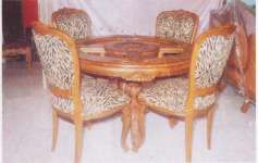 Meja kursi makan MPB 369 Lafia Meja Bulat