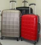 PC/ ABS Trolley Case with Strong wheel and handle,  Shape of latticework,  Nice lining,  Various Colors are Available