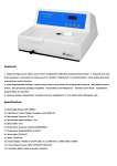 S22PC VISIBLE Spectrophotometer
