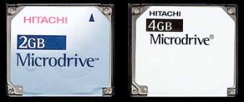 Hitachi Microdrive 3K6 - hard drive - 4 GB - CF+