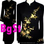 Jubah Hitam Saudi Bunga Setaman ( BgSt)