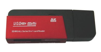 WHPC-CR03 USB2.0 MINI ALL IN 1 CARD READER/WRITER