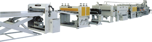 hollow grating board extrusion line