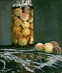 Jar Peaches - Claude Monet
