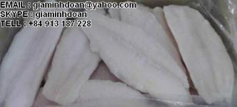 Frozen Pangasius fillets